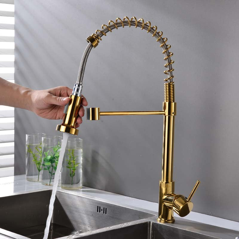 Kitchen Faucet with Pull Down Sprayer